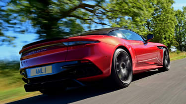 Aston Martin DBS Superleggera - rear tracking