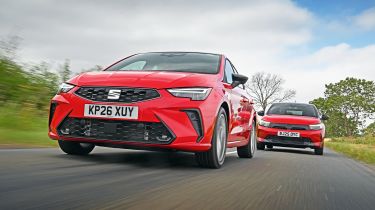 Vauxhall Corsa vs SEAT Ibiza - header