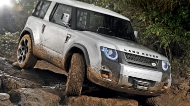 Land Rover DC100 front three-quarters