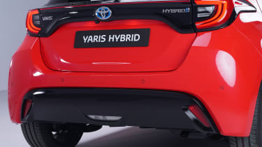 Toyota Yaris - rear 3/4 static studio