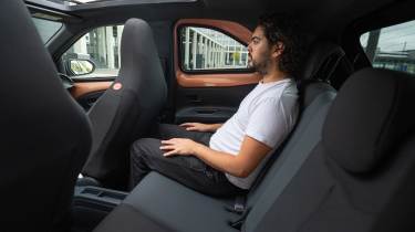Jordan Katsianis in the Toyota Aygo X Hybrid 