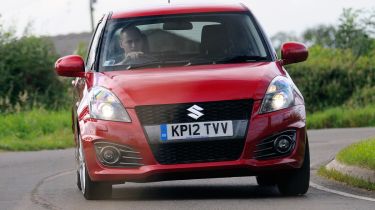 Suzuki Swift Sport front cornering