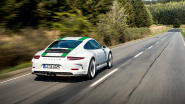 Porsche 911 R - rear action