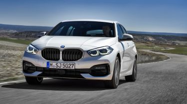 New BMW 1 Series 2019 front tracking