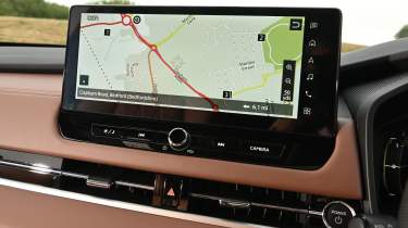 Mitsubishi Outlander - infotainment screen