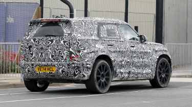New Land Rover Defender Sport spy shot - rear 