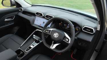 New MG ZS Hybrid+ - front interior 