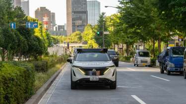 Nissan Pro Pilot self-driving car in Tokyo