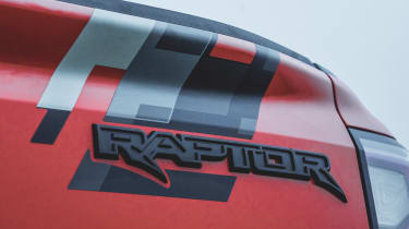 Ford Ranger Raptor - rear badge