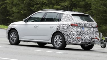 Skoda Kamiq facelift spyshot 6