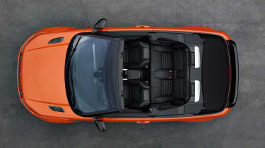 Range Rover Evoque Convertible top view