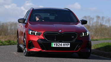 BMW i5 Touring M60 xDrive - front cornering 