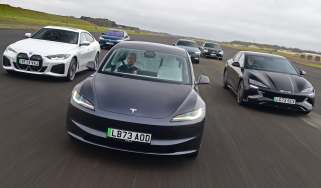 Electric company car megatest - header