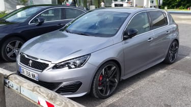 Peugeot 308 GTi spied - front