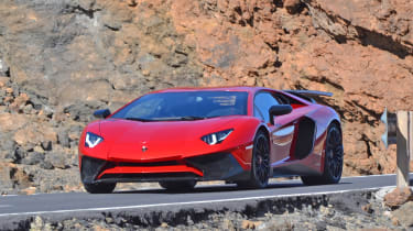 Lamborghini Aventador SV spied 1