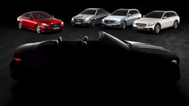 Mercedes E-Class Cabriolet Geneva 2017 teaser