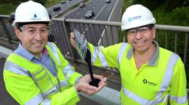 Highways England rubber road