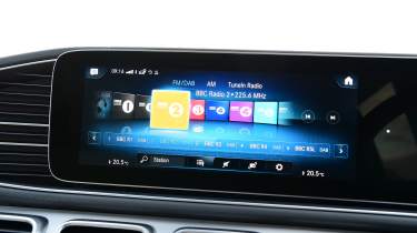 Used Mercedes GLS Mk2 - screen