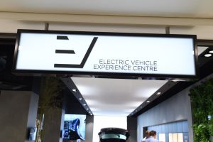 Electric Vehicle Experience Centre - sign