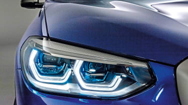 New BMW X3 - front lights