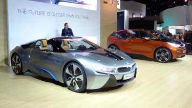 BMW i8 and i3 concepts