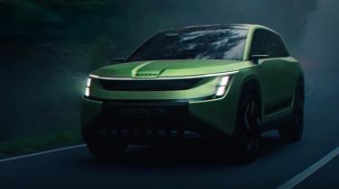 New Skoda - front 3/4 teaser