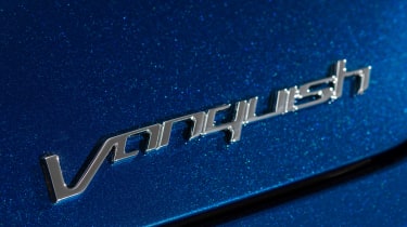 Aston Martin Vanquish Volante badge