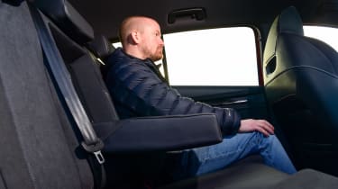 Skoda Enyaq iV - rear seats featuring Alex Ingram