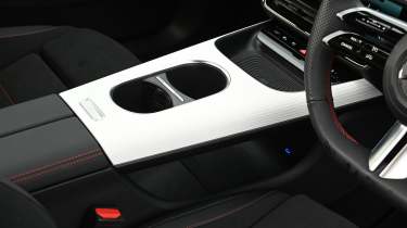 New Mercedes CLA being tested in the UK - centre console 