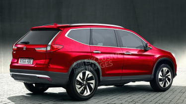 New Honda CR-V - exclusive image - rear
