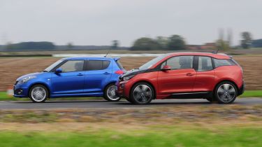 BMW i3 vs Suzuki Swift Sport