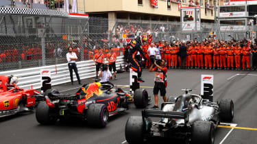 Daniel Ricciardo Monaco - top three