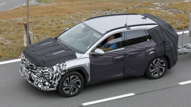 Hyundai Tucson facelift - spyshot 6