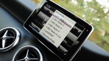Mercedes A200 CDI interior screen