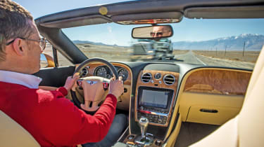 Bentley GT Speed Convertible driving