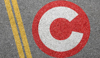 London Congestion Charge road marking