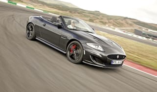 Jaguar XKR Convertible cornering