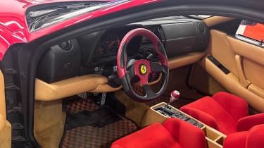 Gerhard Berger Ferrari F512M - interior 