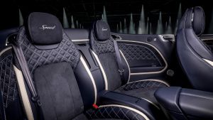 Bentley Continental GT Speed convertible - rear seats