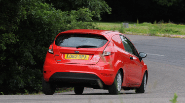 Ford Fiesta Van rear view