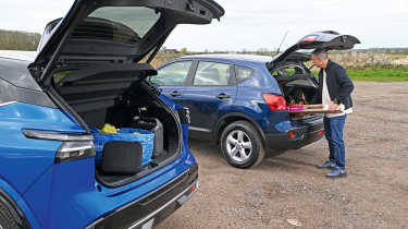 Nissan Qashqai e-Power Tekna+ - Mk1 with new car boots open
