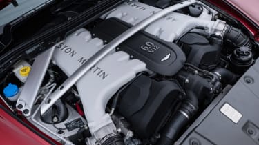 Aston Martin V12 Vantage S Roadster engine