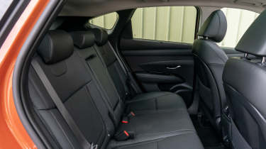 New Hyundai Tucson hybrid - rear seats 