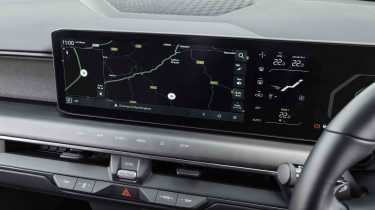 Kia EV9 Air - sat-nav screen