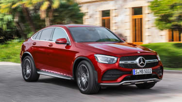 Mercedes GLC Coupe - front 3/4 tracking 