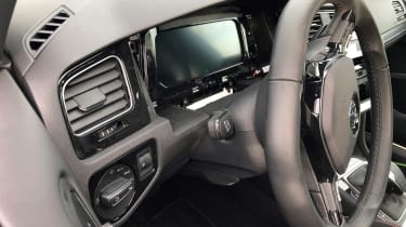 VW Golf Mk8 spies - interior