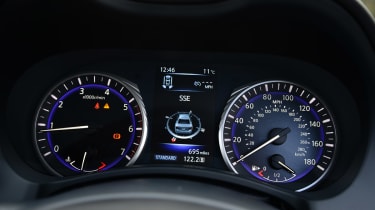 Infiniti Q50 diesel 2014 dials