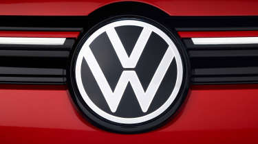 New Volkswagen Golf GTI front logo