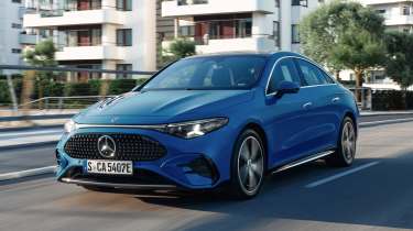 Mercedes CLA with EQ Technology - front action