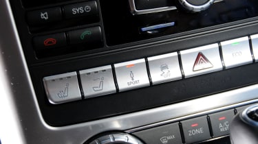 Mercedes SLK 350 buttons